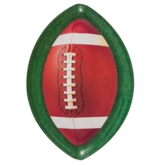 AMSCAM 17 1/2” FOOTBALL MELAMINE PLATTER NEW NFL - Picture 2 of 2